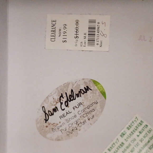 Sam Edelman Ria Leopard Bootie + FREE Matching Bracelet - Picture 10 of 10